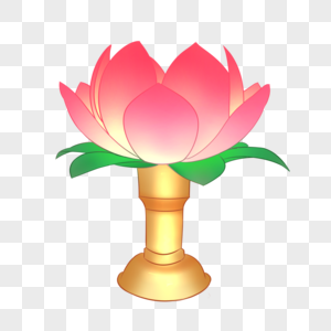 莲花灯图片素材