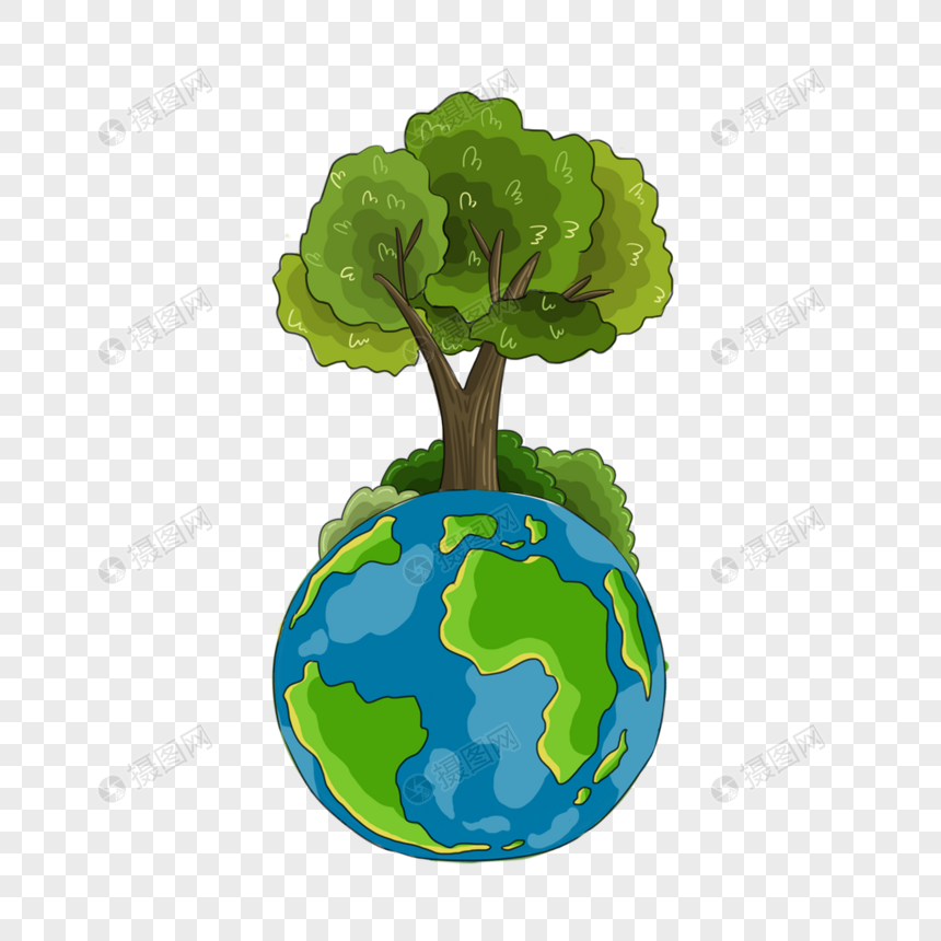 绿色地球元素素材下载 正版素材 摄图网