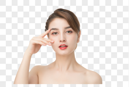 女性皮肤眼部展示高清图片