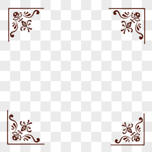 欧式古典花纹装饰图案边框图片