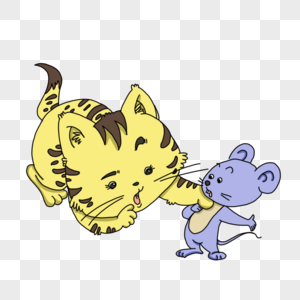 猫吓唬老鼠的声音