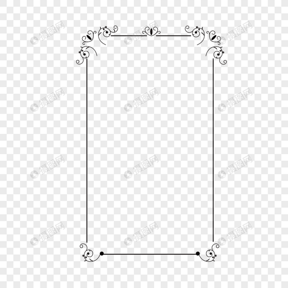 花边边框免抠可商用图片