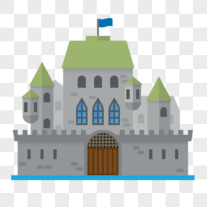 卡通大型城堡图片