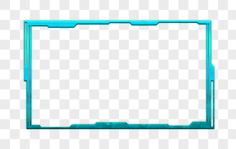 蓝色科技边框高清图片