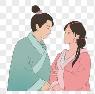 图片美女古代女人古装情侣高清图片古装国风女性形象高清图片婚纱模特