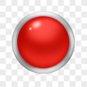 红色圆形按钮标签图片
