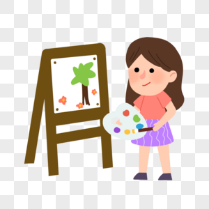关于艺术画画卡通元素