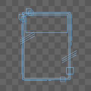 方形几何边框图片