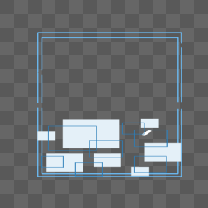 方形几何边框图片