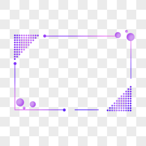 几何电商互联网边框标签框图片