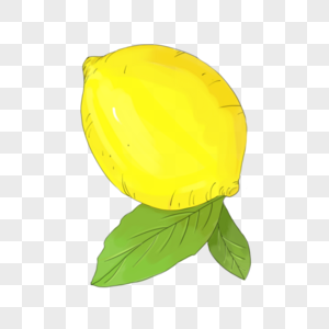 一颗柠檬一颗黄黄柠檬高清图片