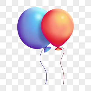 两个气球图片