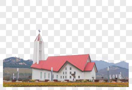 青岛西海岸生态观光园教堂图片