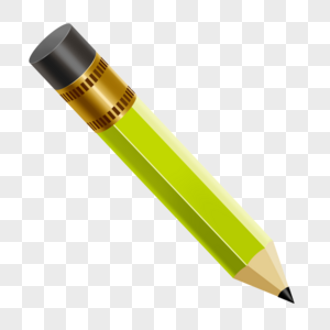 绿色铅笔书写用具高清图片