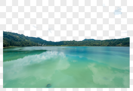印尼美娜多湖边风光图片