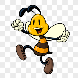 奔跑的蜜蜂图片