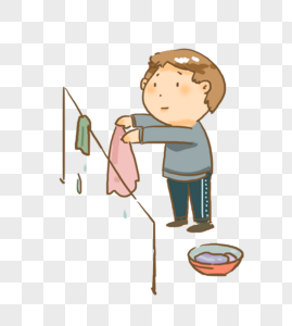 晾衣服图片图片