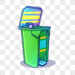 垃圾桶卡通图片