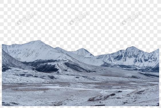 西藏雪山远景图片