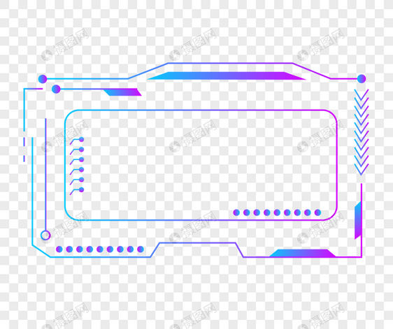 科技边框图片