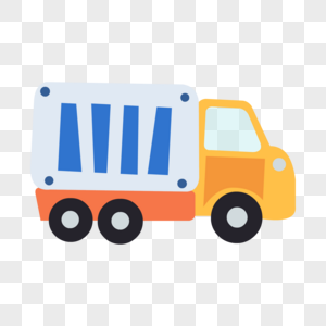 厢式货车卡通图片