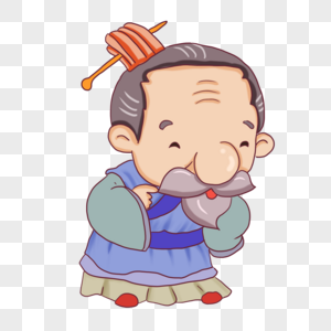 古风老人图片素材