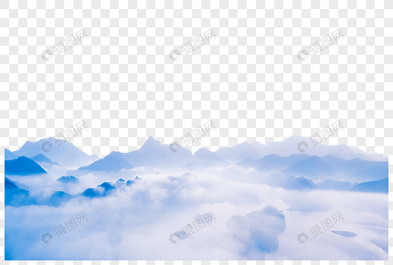 云海中图片