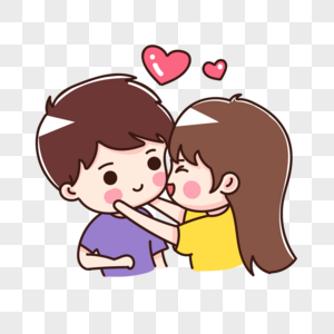 七夕约会男女图片素材