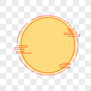 月亮边框图片