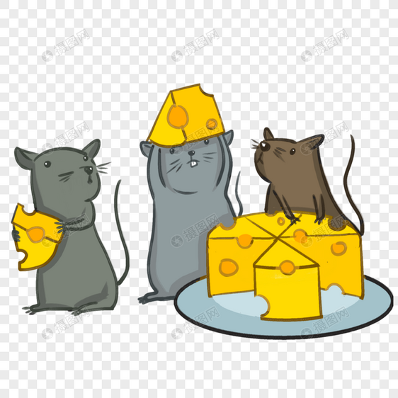 吃奶酪的仓鼠图片