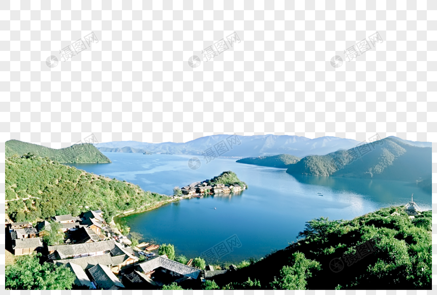 云南泸沽湖里格岛图片