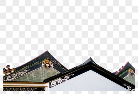 传统古建筑屋顶图片