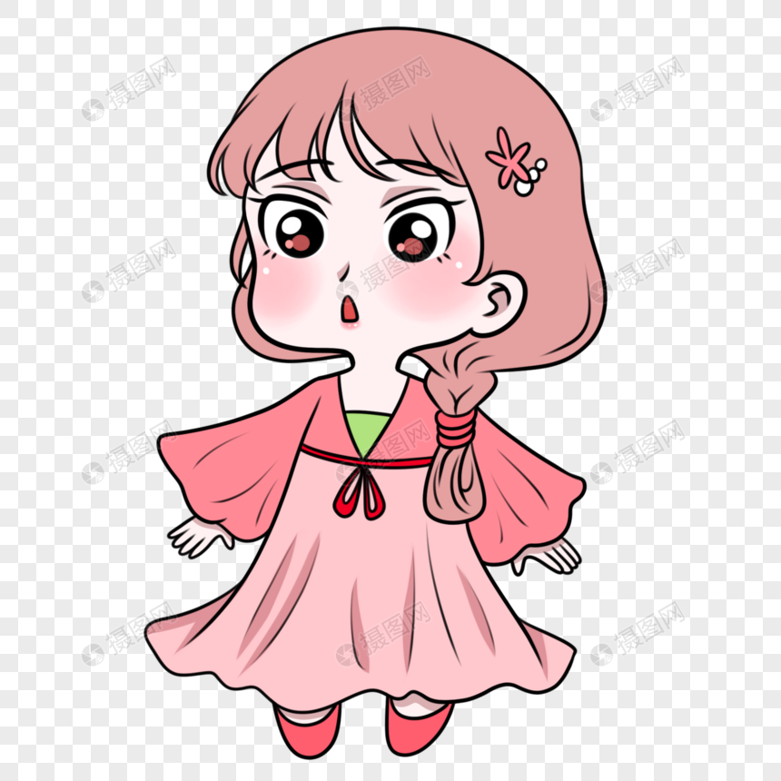 桃花仙子小仙女娃娃q版