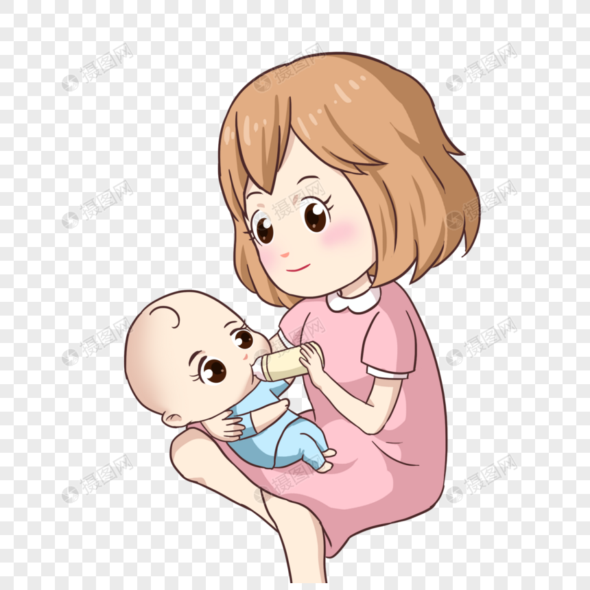  Gambar  Kartun  Ibu  Dan  Anak  Bayi  Gambar  Kartun 