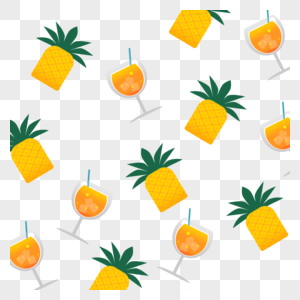 夏季菠萝饮料果汁图片