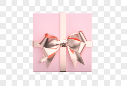 粉色礼盒包装礼品高清图片