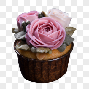 裱花纸杯蛋糕图片