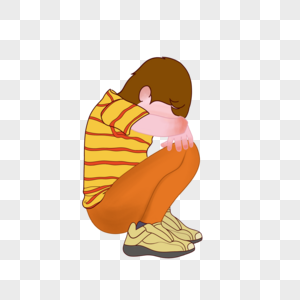 母亲孩子抱头图片