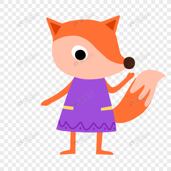 狐狸卡通图片