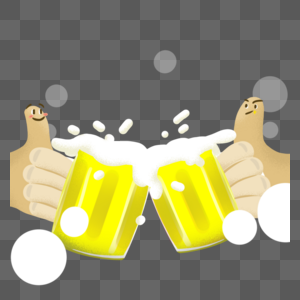 啤酒节崂山啤酒高清图片