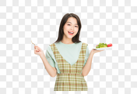 美女健康饮食图片