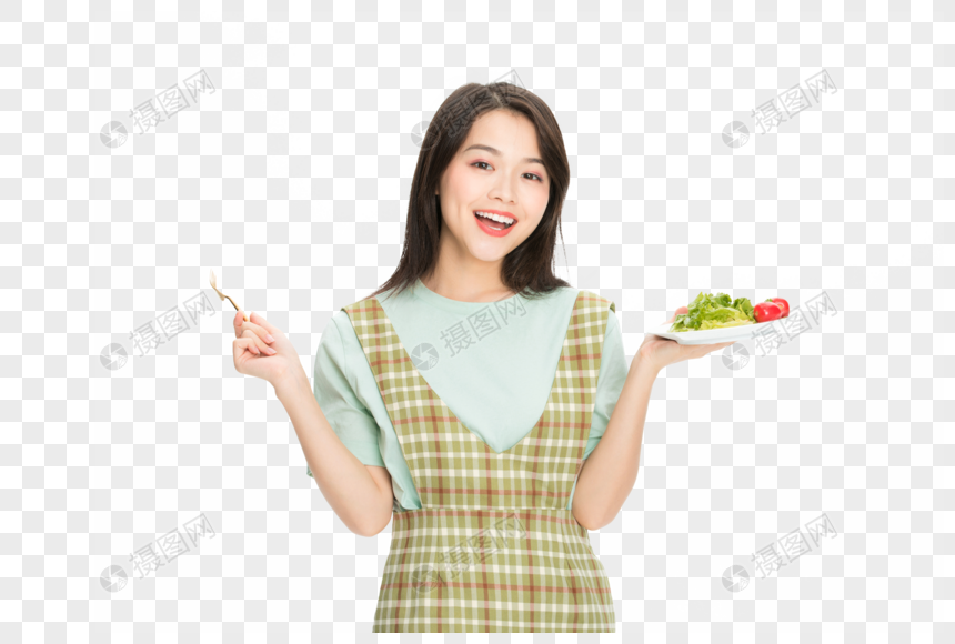 美女健康饮食图片