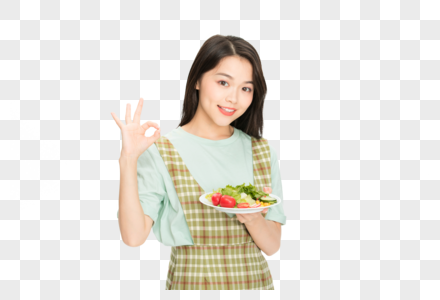 美女健康饮食图片