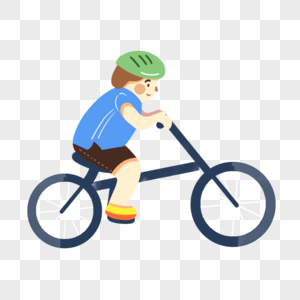 骑车健身的男孩图片