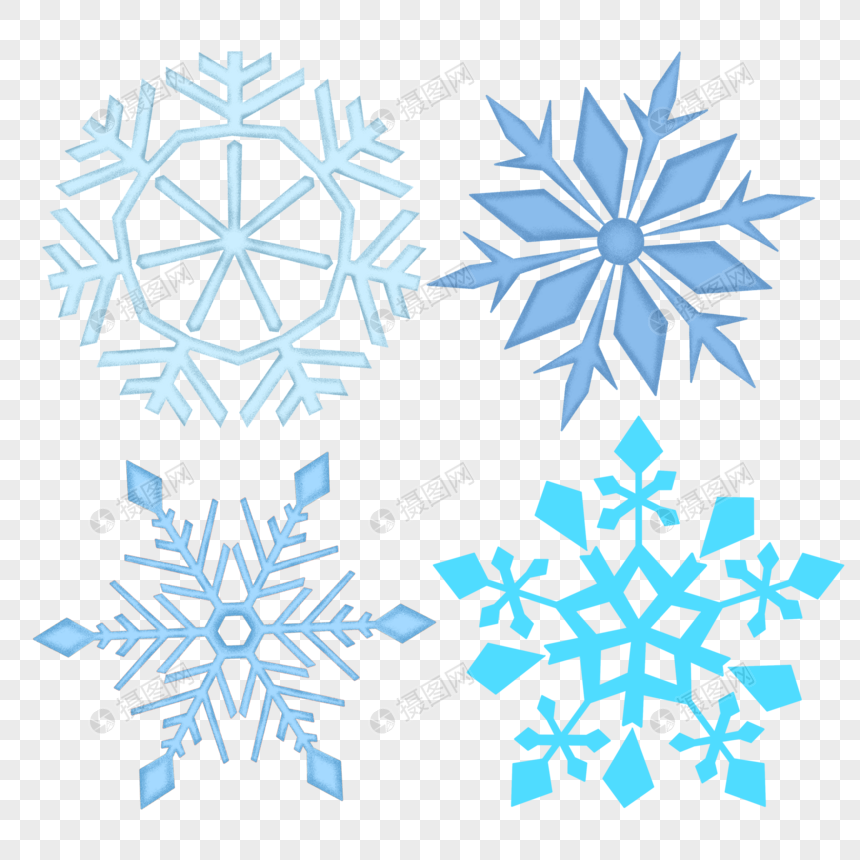 冬季雪花素材下载元素素材下载 正版素材 摄图网