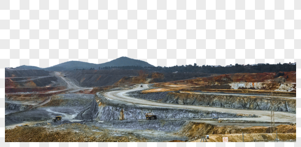 西班牙古矿里奥廷托全景图图片
