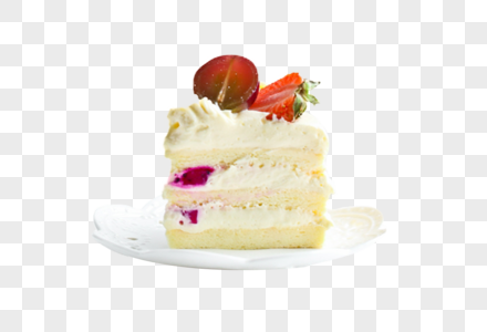 清新草莓裸蛋糕图片