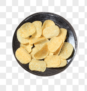薯片碳烤红薯片高清图片