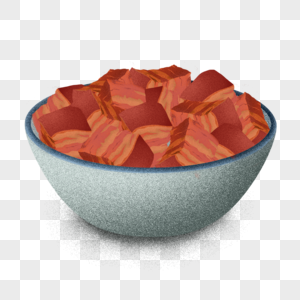 一碗红烧肉图片
