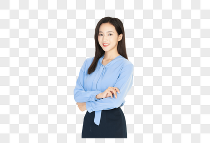 自信的商务美女商务办公高清图片素材